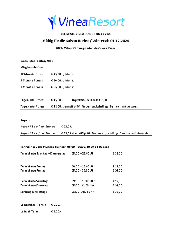 PREISLISTE_VINEA_RESORT_SAISON_2024_2025_KURA_INDOOR_TENNIS_Stand_11_12_2024_Seite_1.docx.pdf  